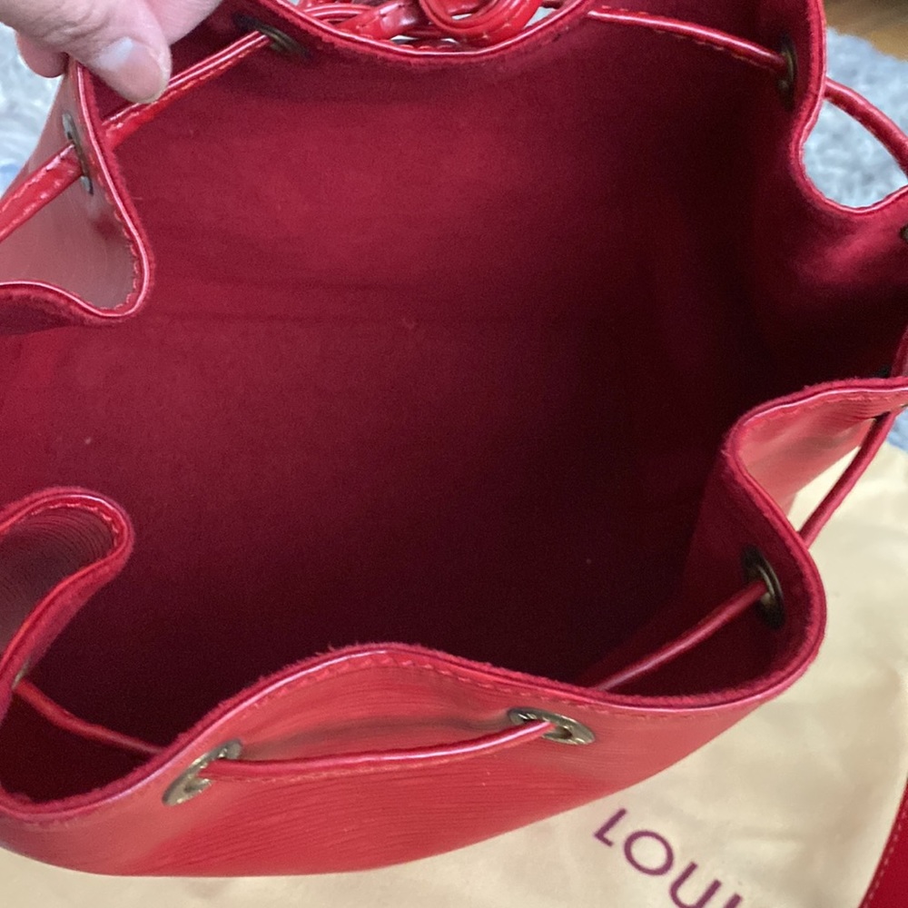 Authentic Louis Vuitton Petit Noe Red - Picture 10 of 16